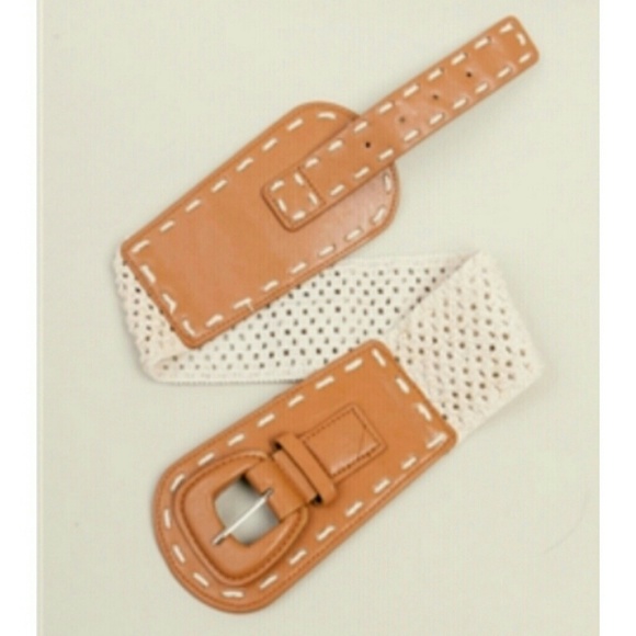 Tan & Beige Waist Belt - Picture 1 of 3